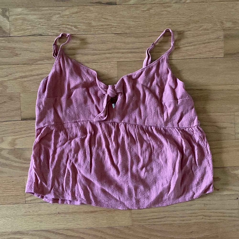Pink tank top